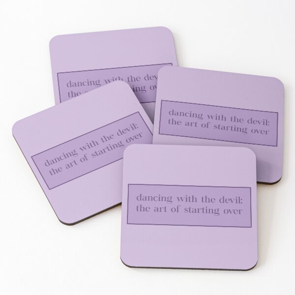 Item preview, dancing with the devil: the art of starting over (purple version) designed and sold by vbsartwork.