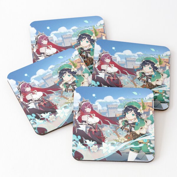 Item preview, Genshin Impact - Venti and Rosaria Windbloom Festival Official Artwork designed and sold by Krimsy.