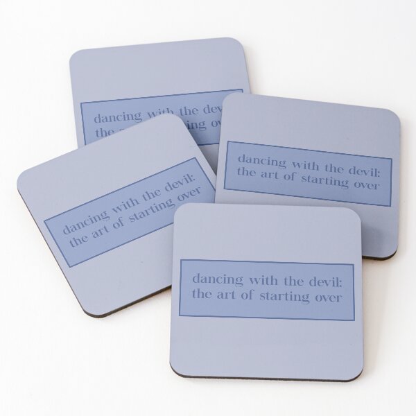 Item preview, dancing with the devil: the art of starting over (blue version) designed and sold by vbsartwork.