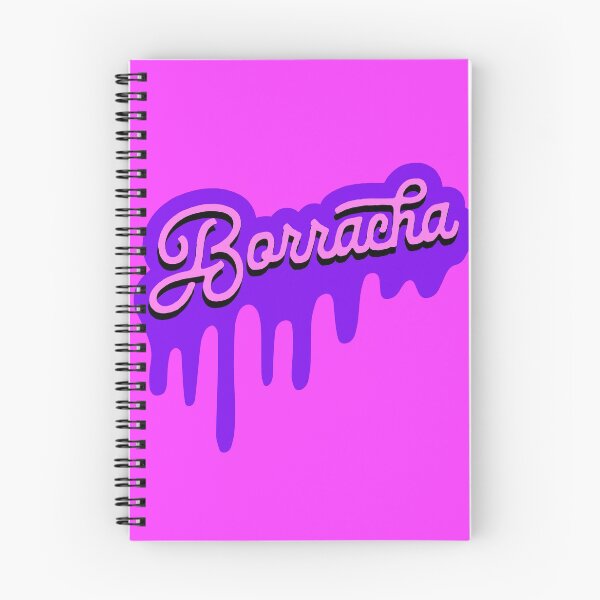 Item preview, Borracha Drunk in Spanish Dripping Cursive Letters designed and sold by TheCraftyDrunkCo.