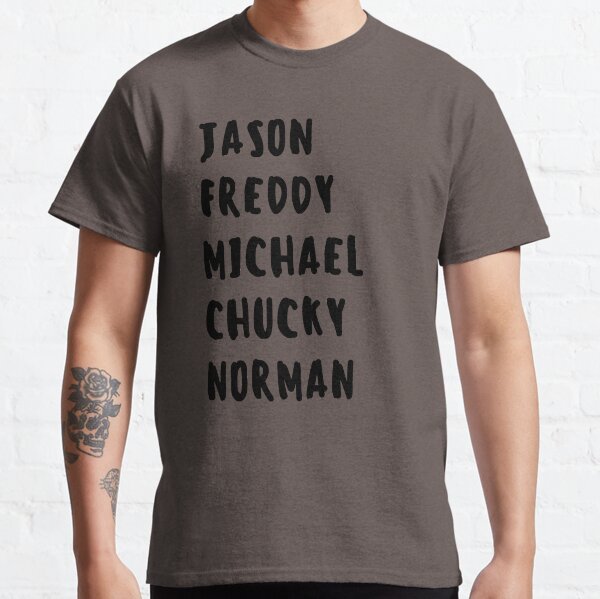 Favorite Horror Character Names Classic T-Shirt