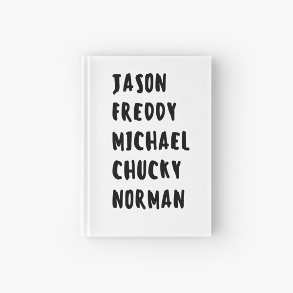 Favorite Horror Character Names Hardcover Journal
