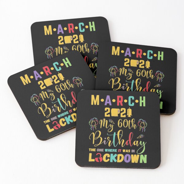 Item preview, March 60th Birthday The One Where It Was In Lockdown 2021 designed and sold by amchtakkosa1.