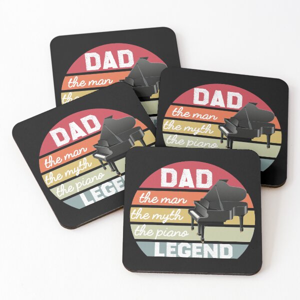Item preview, dad the man the myth the piano legend designed and sold by HarrietShop1.