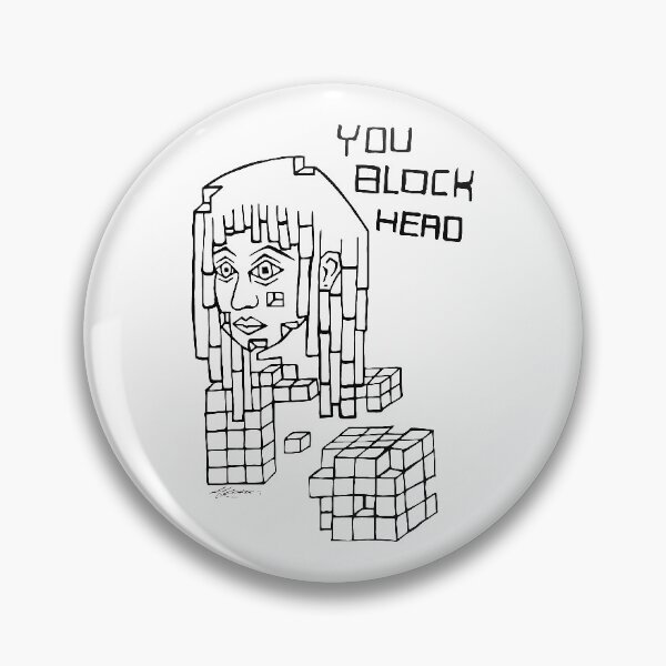 Item preview, Block Head designed and sold by MegasaurusArt.