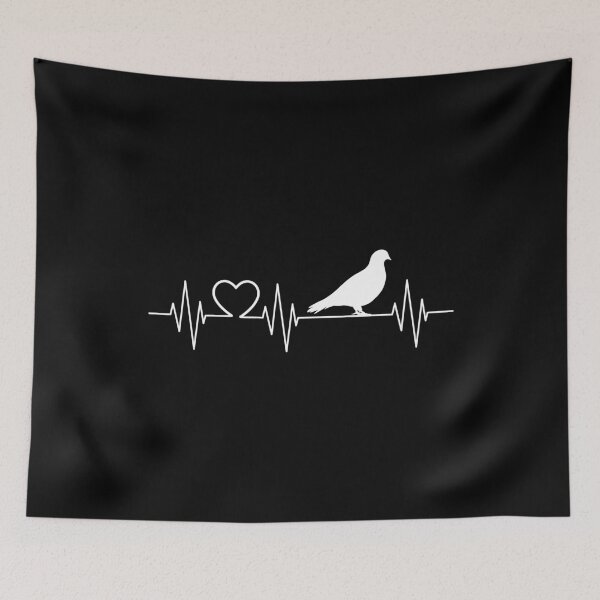 Item preview, Pigeon Breeder Fancier Breeding Heartbeat Funny Gift  designed and sold by CuteDesigns1.