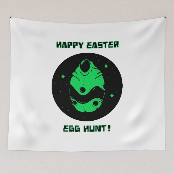 Aperçu de l'œuvre happy easter egg hunt in space créée et vendue par Ssilky.