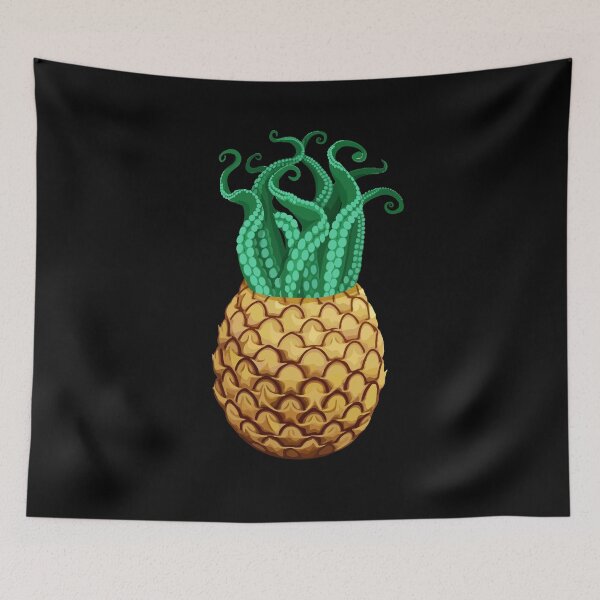 Item preview, Pineapple Octopus Funny Ocean Summer Humor designed and sold by Dressed For  Duty.