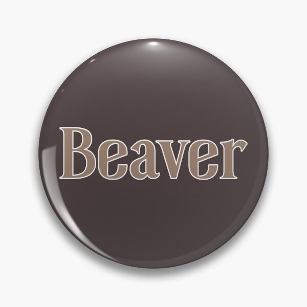 Item preview, Beaver, Simple Typography designed and sold by JoyforU.