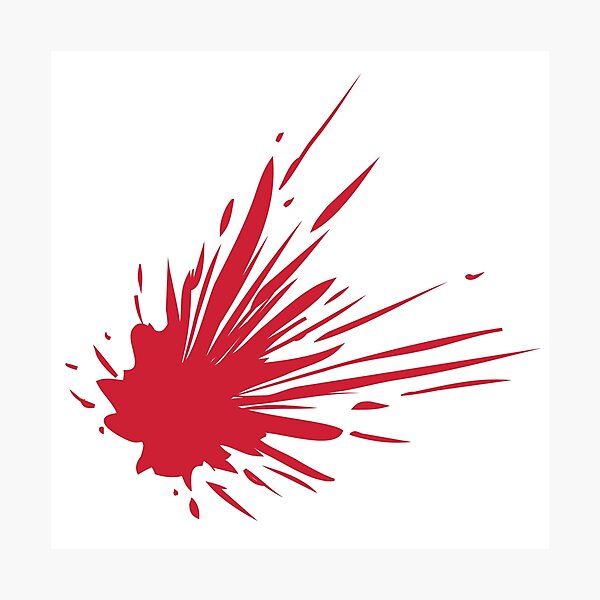 Blood Spatter Photographic Print