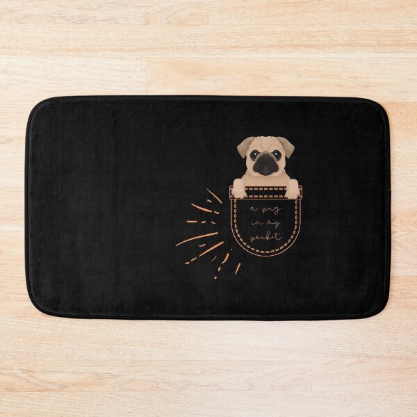 Item preview, A Pug in My Pocket Cute Dog Lovers and Pug Owners Gift designed and sold by Nathalie Aynié.