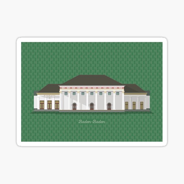 Baden-Baden, Kurhaus Sticker