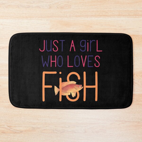 Item preview, Just a Girl Who Loves Fish Very Cute Gift for Fish Owners and Fish Lovers designed and sold by Nathalie Aynié.