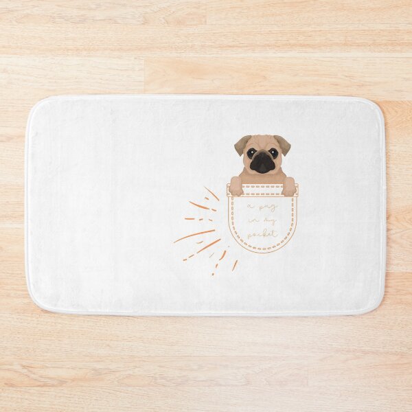 Item preview, A Pug in My Pocket Cute Dog Lovers and Pug Owners Gift designed and sold by Nathalie Aynié.