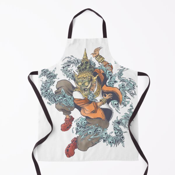 Item preview, Ravana (Tossakan) mask Thai dance designed and sold by KhemT.