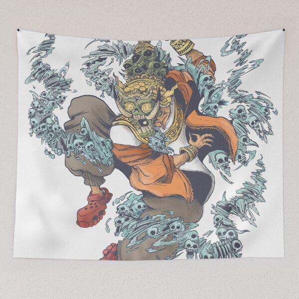 Item preview, Ravana (Tossakan) mask Thai dance designed and sold by KhemT.