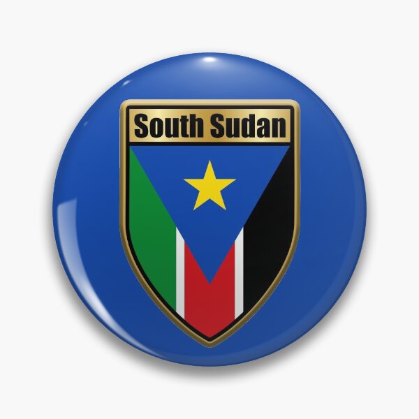 Item preview, South Sudan Flag Gifts, Masks, Stickers & Products (GF) designed and sold by mpodger.