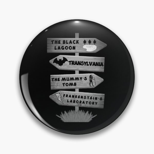 Item preview, Universal Monsters Signpost designed and sold by waywayback.