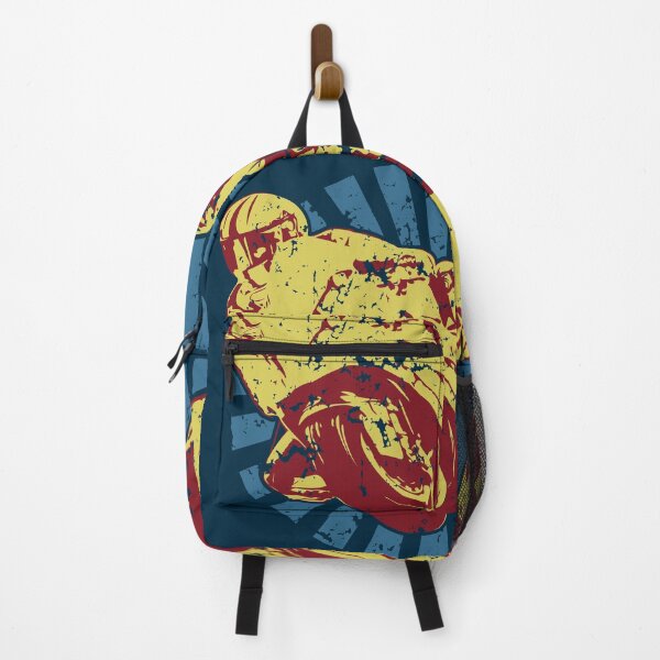 Item preview, Sportbike Racing Motorcycle in Cool Distressed Retro Colors designed and sold by hobrath.