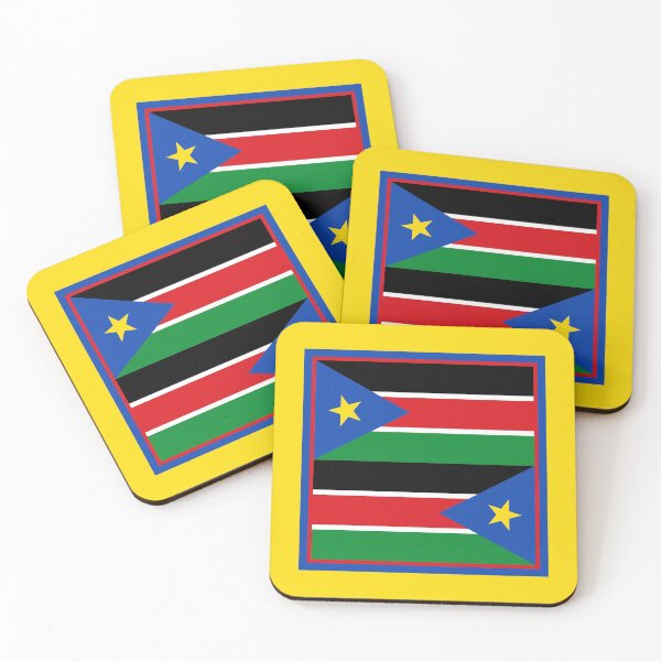 Item preview, South Sudan Flag Gifts, Masks, Stickers & Products (GF) designed and sold by mpodger.