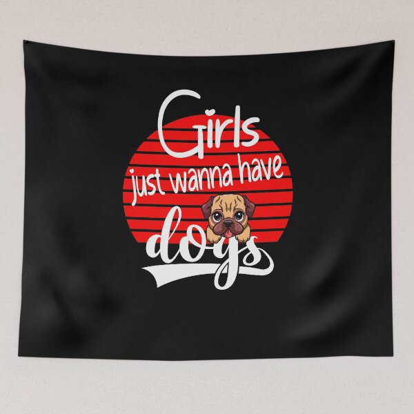 Item preview, Girls just wanna have Dogs Dog lover designed and sold by besTmanuFacture.