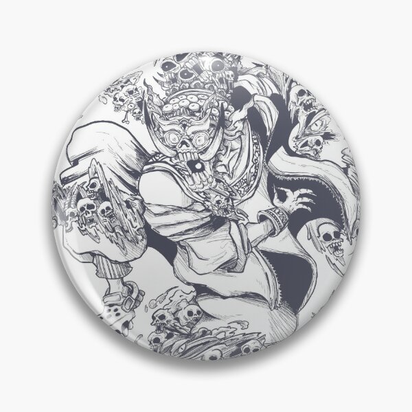 Item preview,  Ravana (Tossakan) mask Thai dance : Line draw version designed and sold by KhemT.