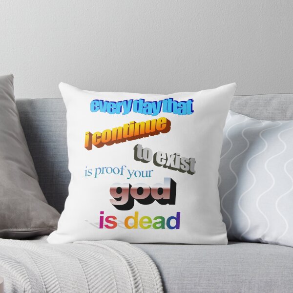 Item preview, your god is dead designed and sold by CursedShirtCo.