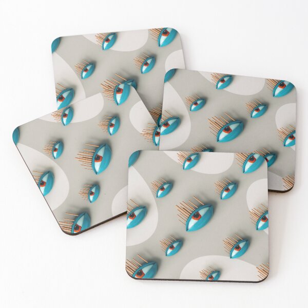 Item preview, abstract eyes on greybackground designed and sold by GiadaCanu.