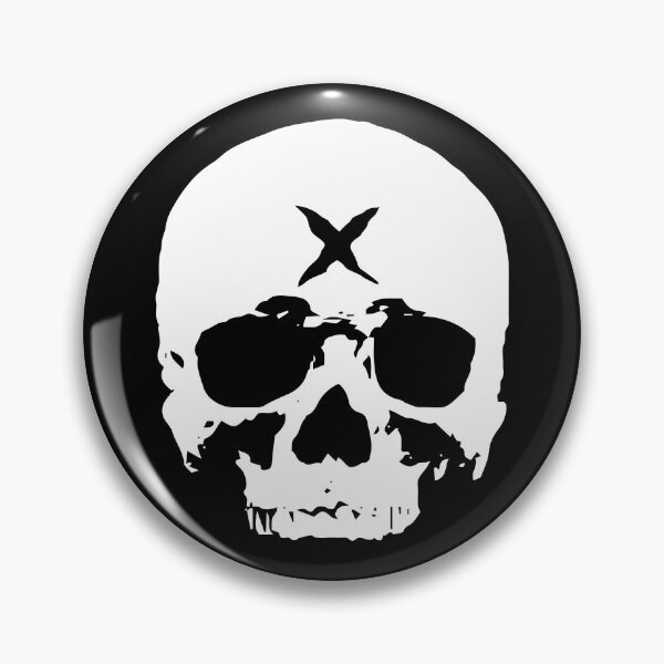 Item preview, Human Skull with X designed and sold by SpreadForSatan.