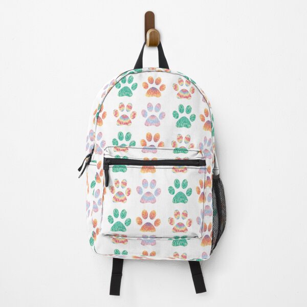 Item preview, Colorful tie dye dog paws pattern designed and sold by Mandala & More.