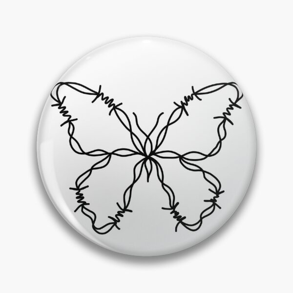 Item preview, Barbed Wire Butterfly designed and sold by Doodlecogifts.