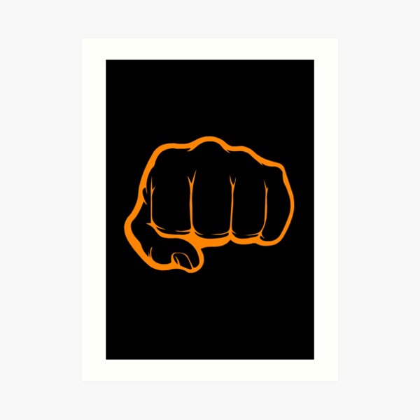 Pewdiepie Bro Fist Art Prints Redbubble - roblox pewdiepie brofist sound