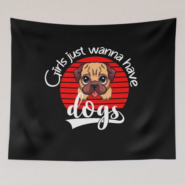 Item preview, Girls just wanna have Dogs Dog lover designed and sold by besTmanuFacture.