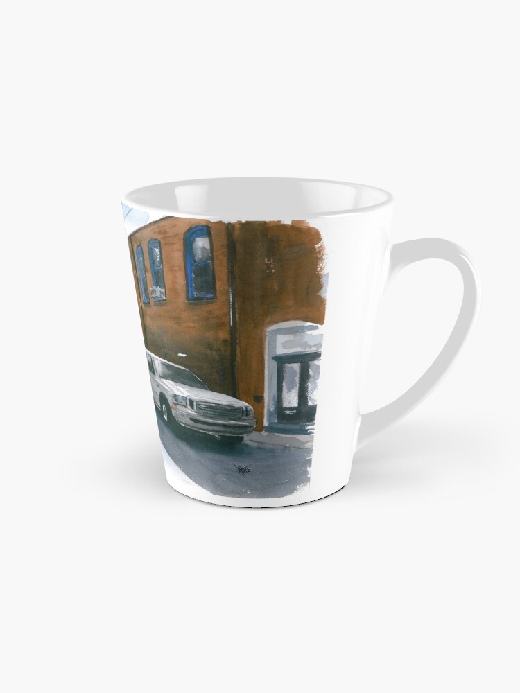 Thumbnail 1 of 4, Coffee Mug, Trade Street, Asheboro designed and sold by ABillingsArt.