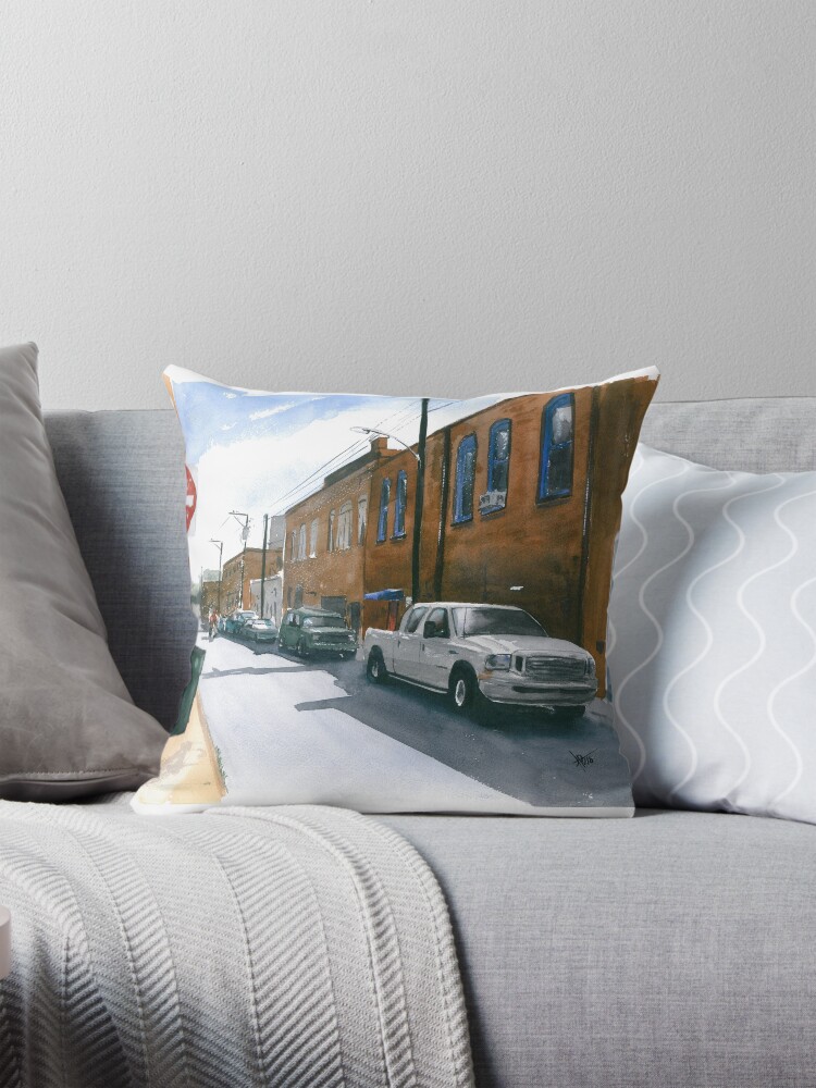 Item preview, Throw Pillow designed and sold by ABillingsArt.