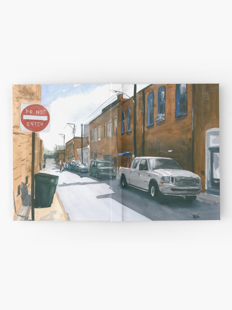Thumbnail 2 of 3, Journal, Trade Street, Asheboro designed and sold by ABillingsArt.