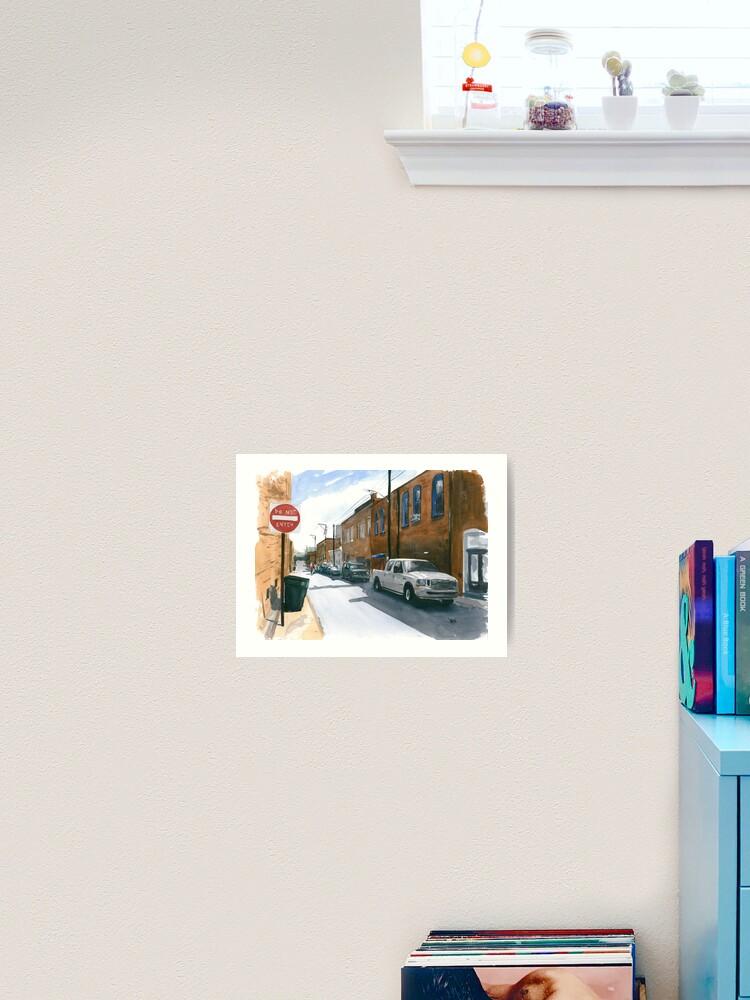 Thumbnail 1 of 3, Art Print, Trade Street, Asheboro designed and sold by ABillingsArt.