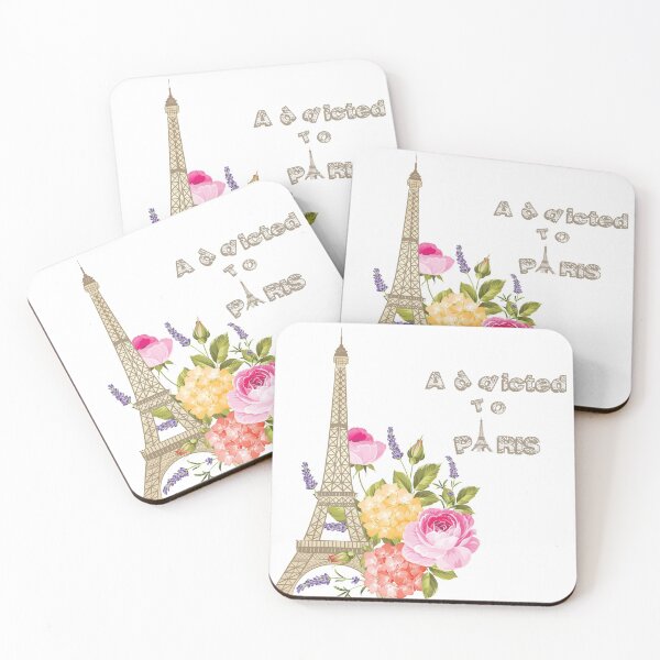Item preview, Addicted To Paris Eiffel Tower Lovers Addiction quotes French France 2021 designed and sold by Donaatelle.