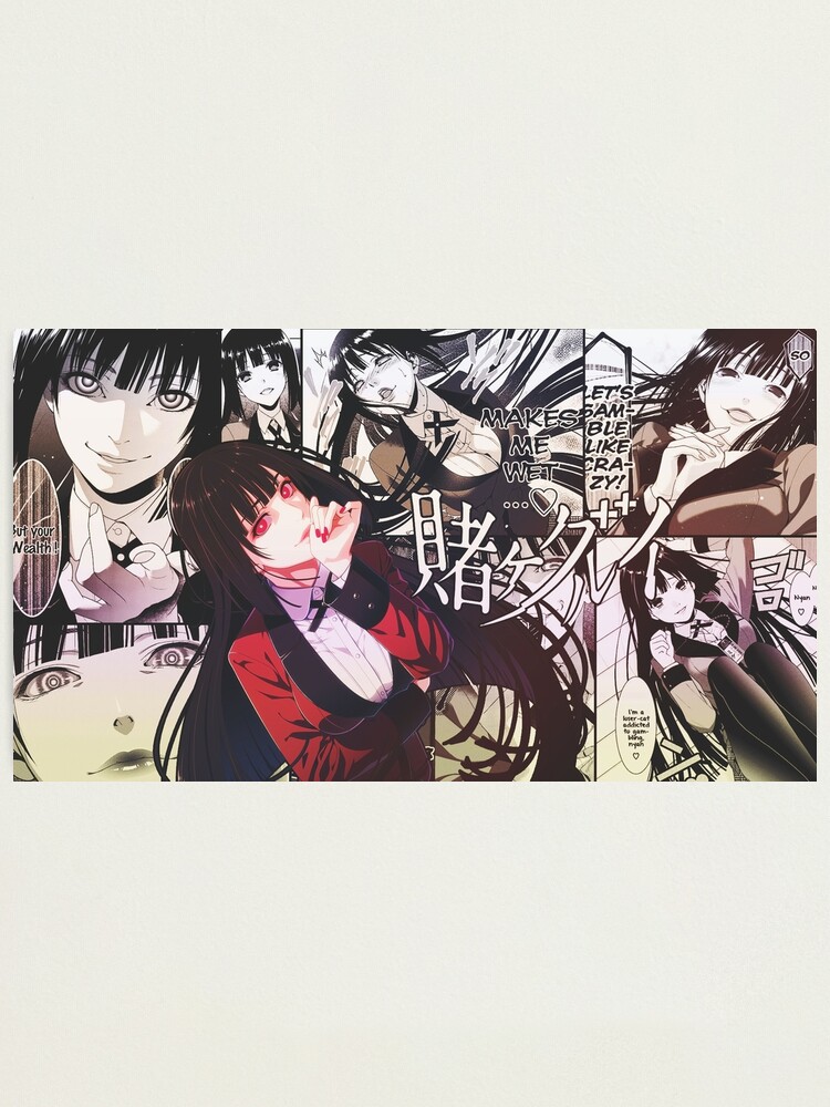 Lámina Fotográfica Jabami Yumeko Kakegurui De Anime Dude Redbubble