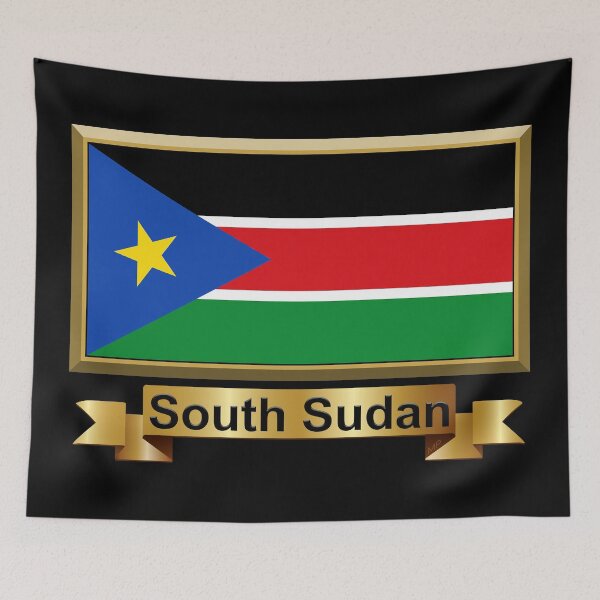 Item preview, South Sudan Flag Gifts, Masks, Stickers & Products (N) designed and sold by mpodger.