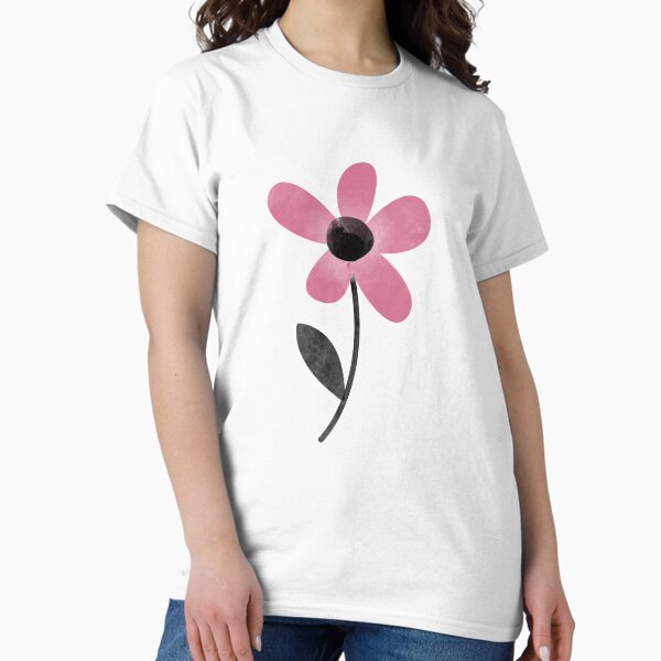 Artikel-Vorschau von  Einfache, abstrakte, künstlerische grafische rosa Aquarellblumenblumenskizze - Caroline Laursen Original, designt und verkauft von Caroline Laursen.