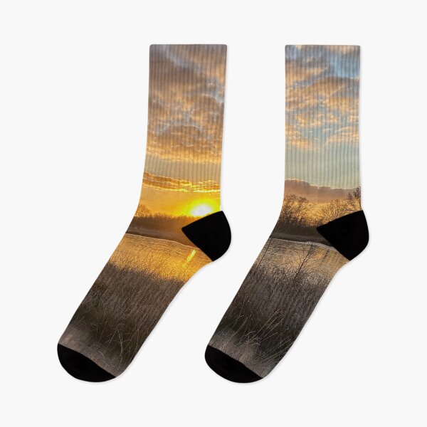 Item preview, Sunrise in winter landscape designed and sold by Photopat.