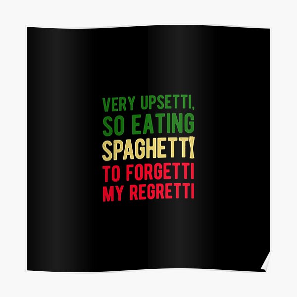 Spaghetti poster - Betrachten Sie dem Testsieger