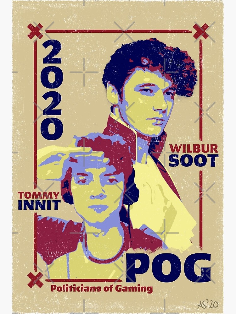 Wilbur soot and tommyinnit dream smp Premium Matte Vertical Poster sold ...