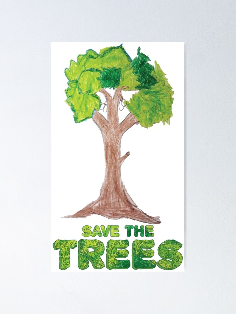 Two hands caring a tree drawing environmental Vector Image