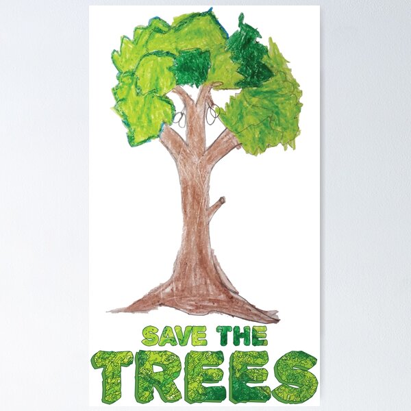 How to draw environment day poster, Save tree save earth drawing | Save  earth drawing, Earth drawings, Save tree save earth