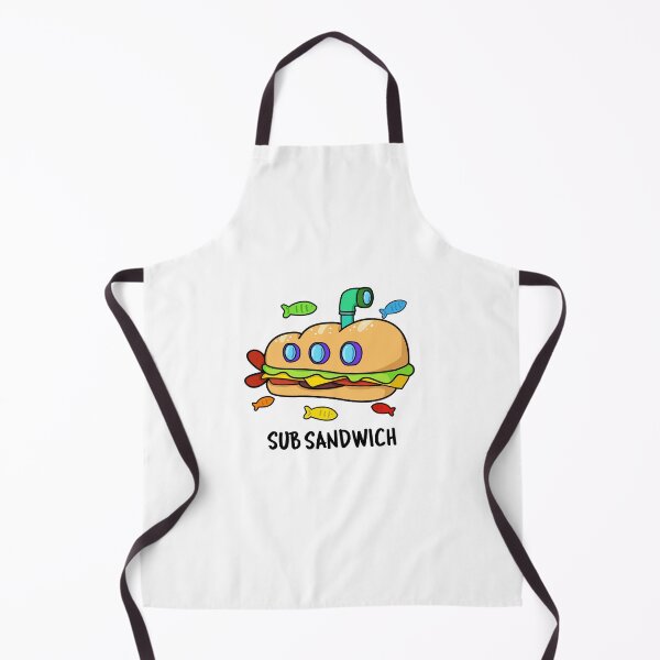 Item preview, Sub Sandwich Funny Food Puns designed and sold by punnybone.