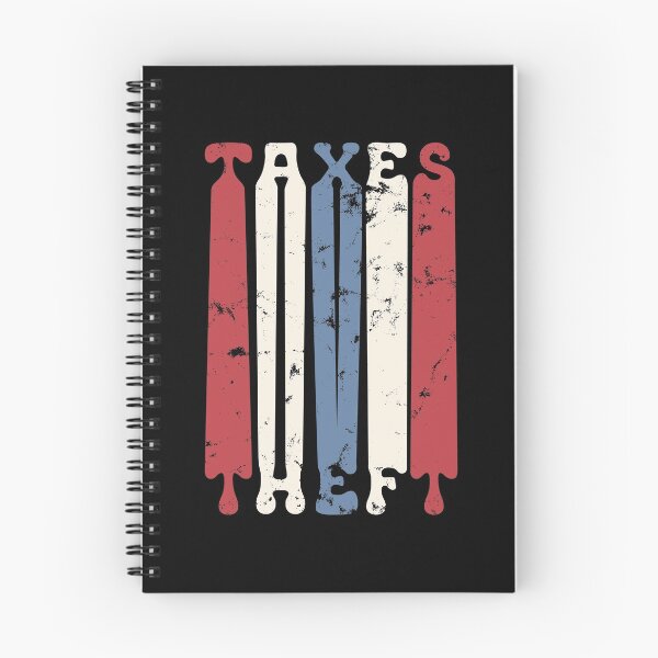 Item preview, Vintage Style Taxation is Theft Retro Red White and Blue designed and sold by NoveltyMerch.