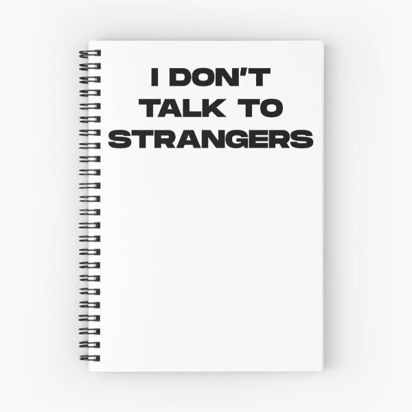 Item preview, I DON'T TALK TO STRANGERS funny gift designed and sold by gook78.