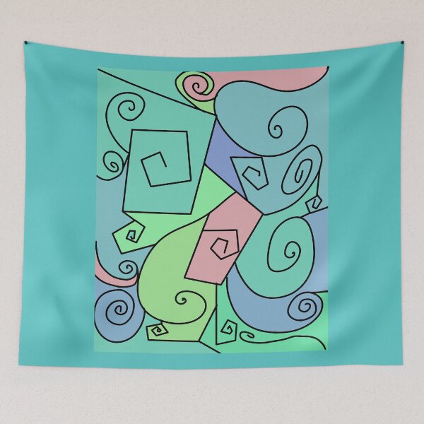 Item preview, Colorful image abstract  designed and sold by Fatamimosh.